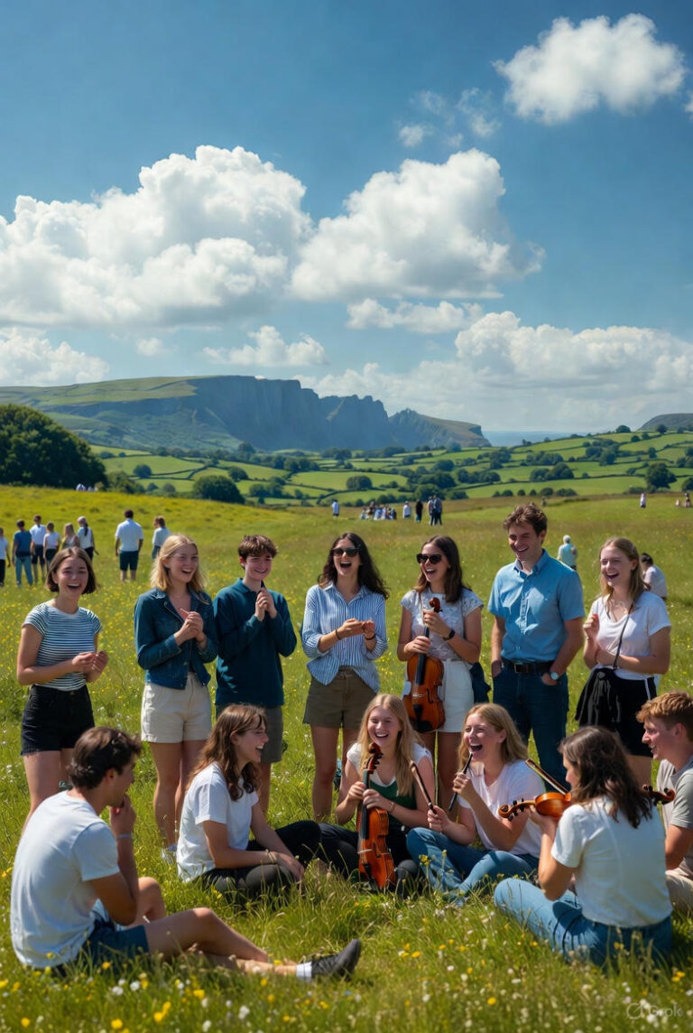 año academico Irlanda rural